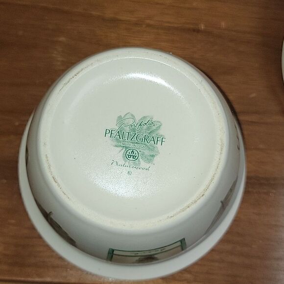 PFALTZGRAFF NATUREWOOD CREAMER AND SUGAR BOWL 2-PIECE SET - Picture 12 of 12